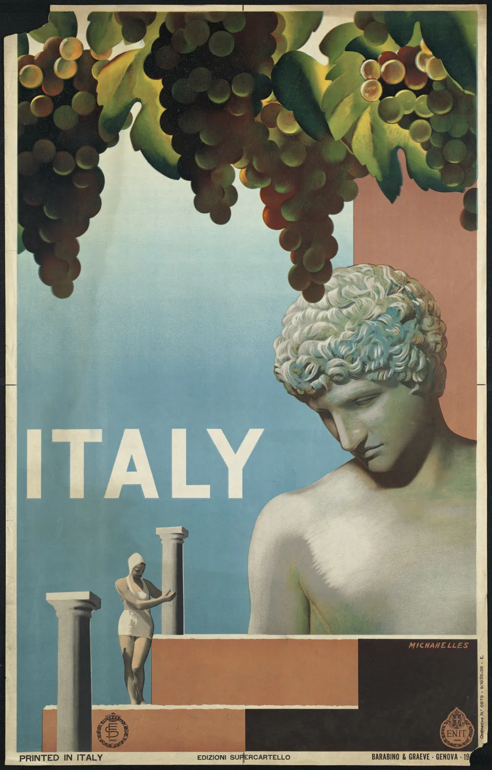 Italy Italy Vintage Travel Poster Do You Know the Land