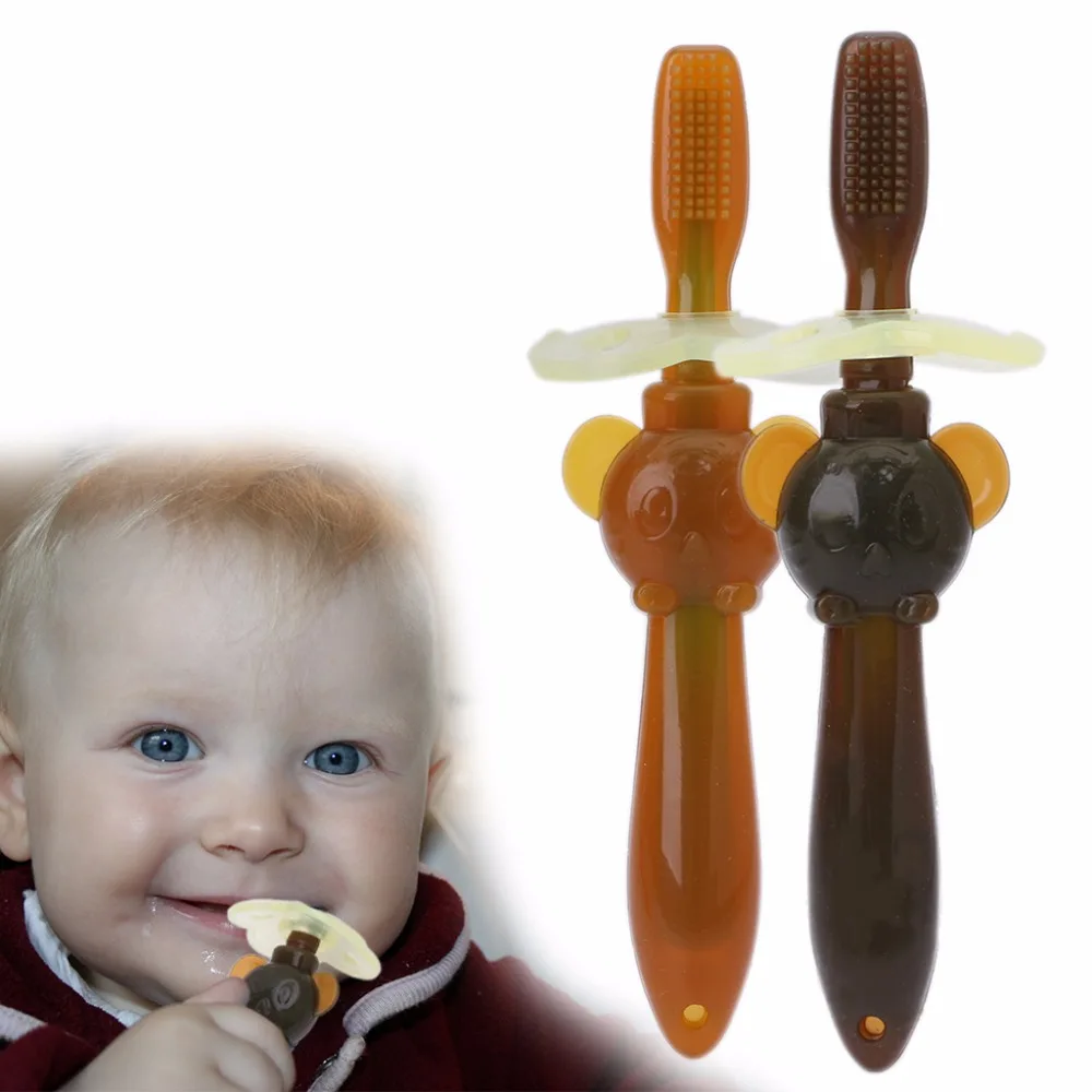 Baby Soft Silicone Toothbrush Environmentally Safe Baby Teether
