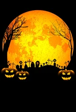 HUAYI Halloween Fundos Foto Cenário Morcegos Lua Gota Tecido XT-5923 Newborn Fotografia Backdrops Para Estúdio de Fotografia