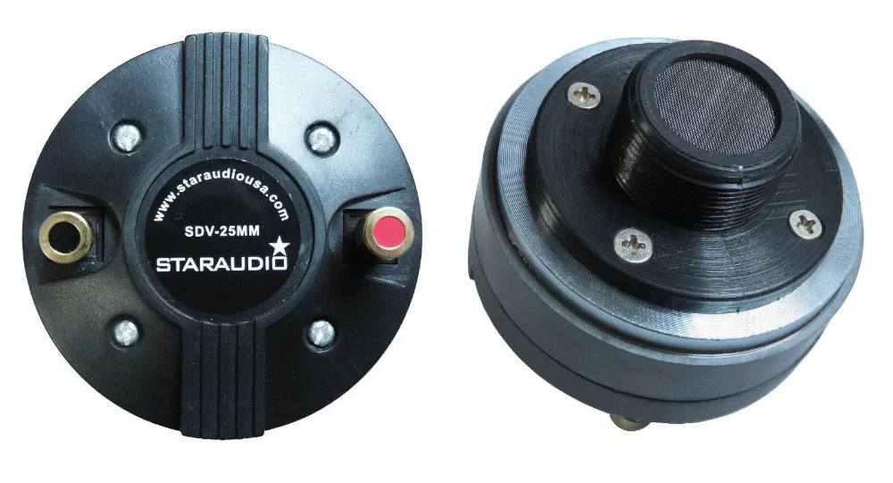 25mm compression screw on horn 2000w speaker driver tweeters
