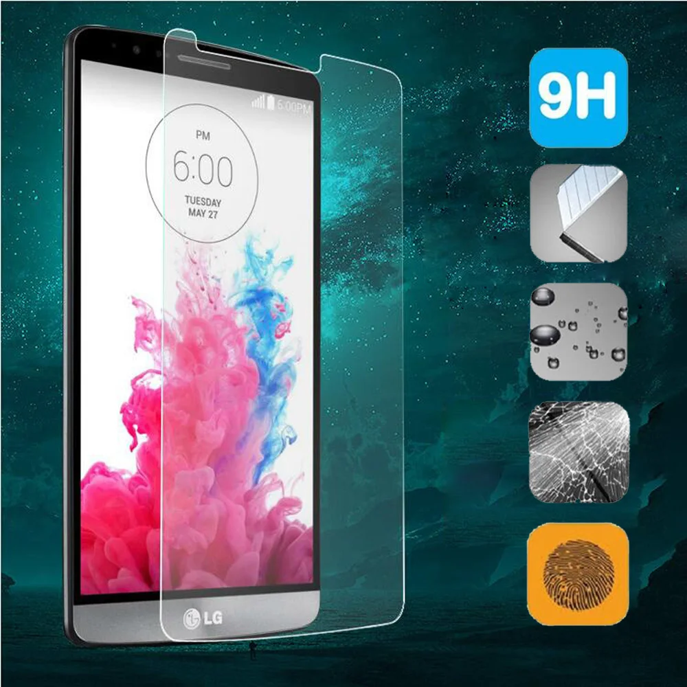 9H защитная пленка из закаленного стекла для LG K7 X210 K10 K4 Spirit Leon Magna G3s G4s G3 G4 G5 Beat Stylus V10