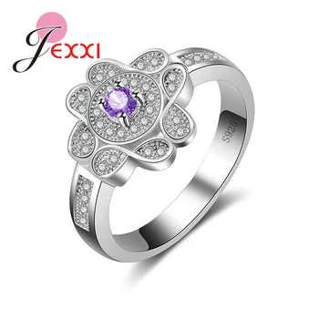 

Women Anniversary Promise Ring Real 925 Sterling Silver Jewelry Infinity Forever Love Cubic Zirconia AAA+ Ring