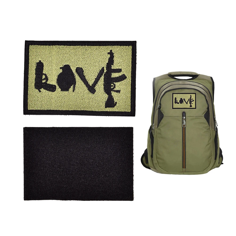 3D Army Morale Embroidered Military Cloth Armband Backpack Tactical Patch Morale Military Badge ...