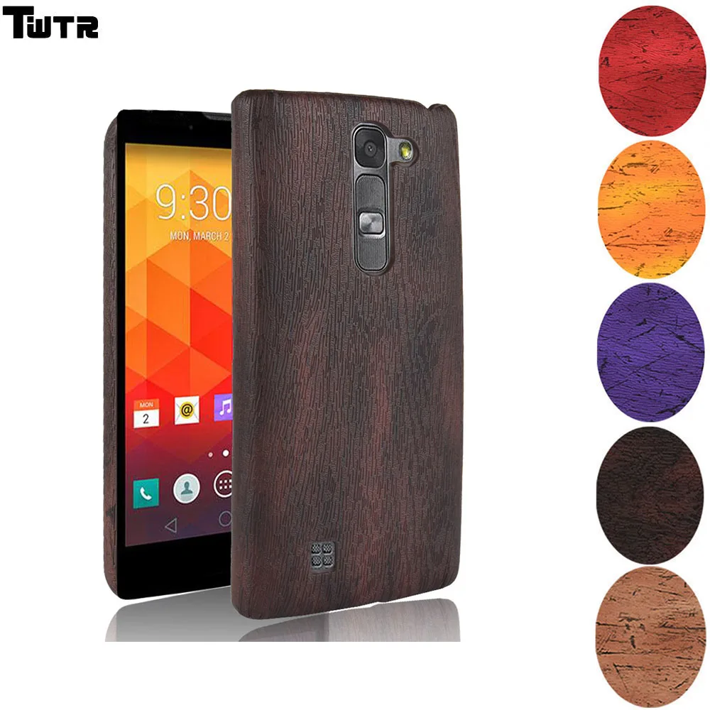 Чехол для LG G4C чехол G4 Mini H525N H522Y G4Mini H502F H500F PC + PU деревянный зернистый кожаный s