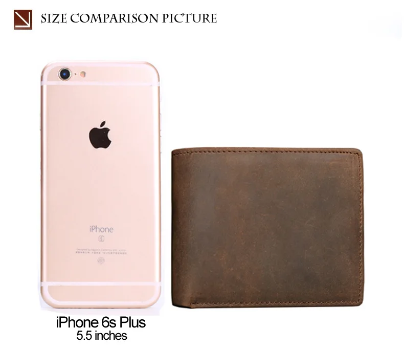 Men genuine leather wallet 17