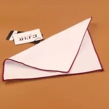 Мужской Хлопковый Карманный платок контрастной цветной отделкой деловой костюм рубашка классический винтажный квадратный платок свадебный подарок