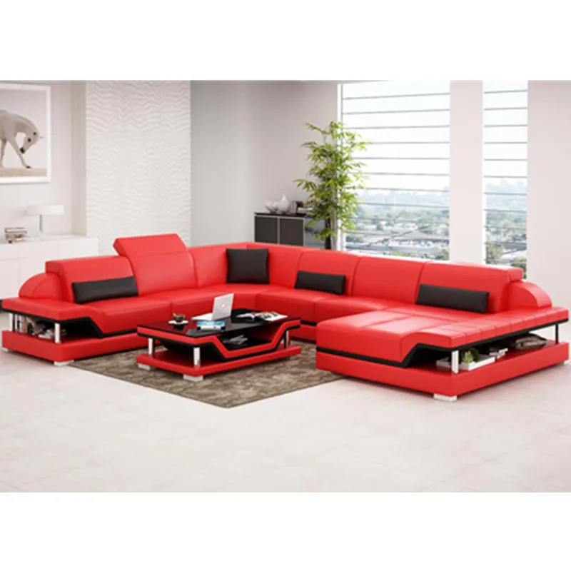 

Durable leather sofa, latest sofa set designs living room furniture