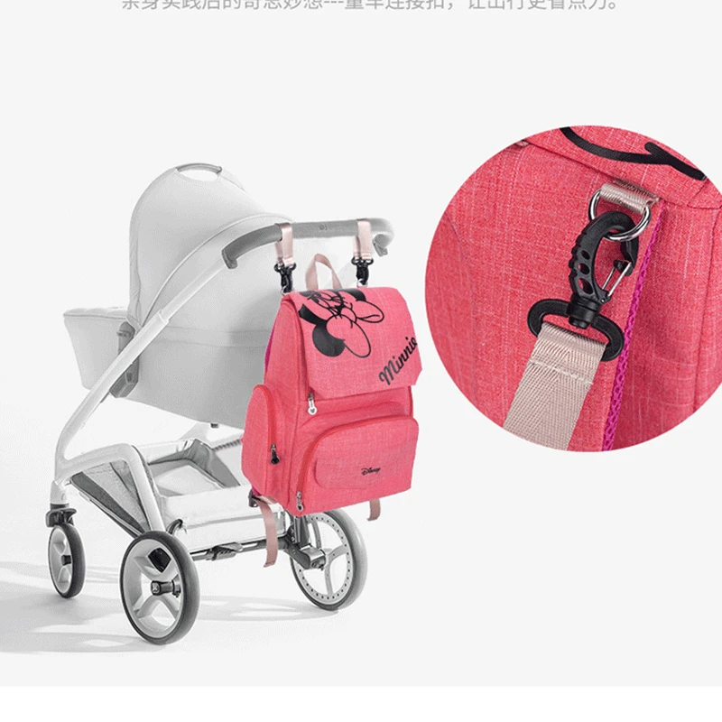 Disney Мумия сумка для подгузников подгузник сумка для ухода за ребенком путешествия рюкзак дизайнер Микки и Минни сумки