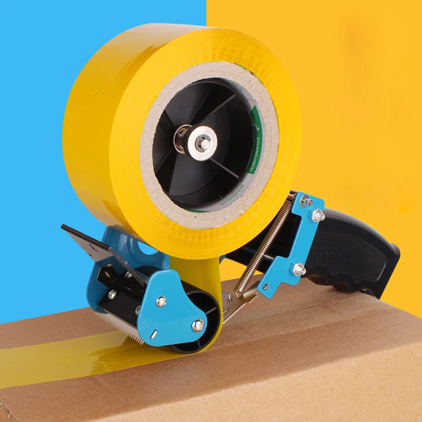 Handheld Tape Cutter 6cm Width Carton Sealer Ergonomic Packing Tape