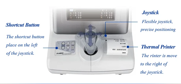 shortcut button, joystic, thermal printer