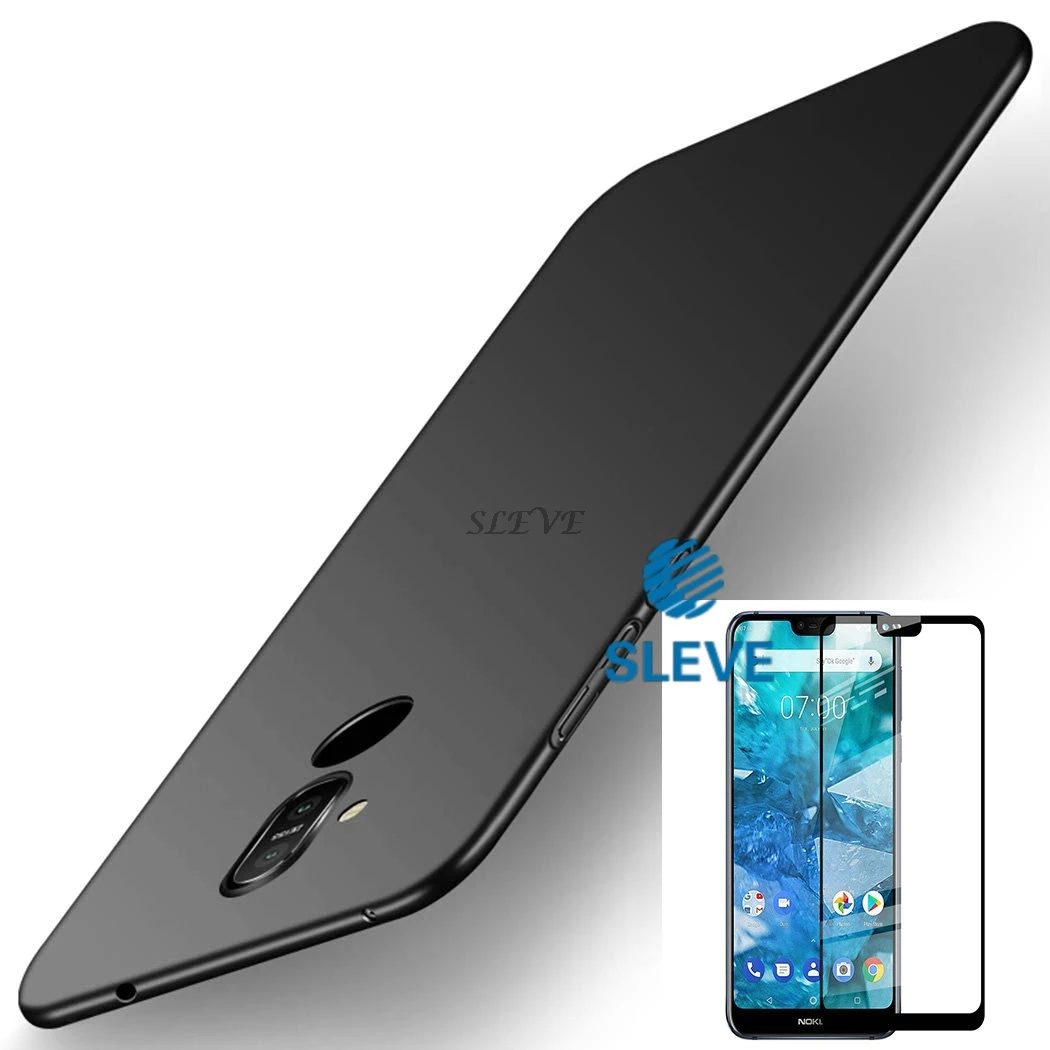 For Nokia 8.1 Case Phoenix Full Protection Cover With Tempered Glass TA-1119 TA-1128 Nokia8.1 | Мобильные телефоны и