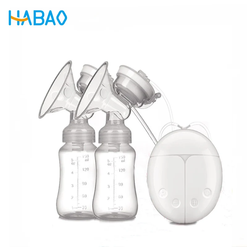

Breast Pump Feedkid Intelligent Electric Bilateral Silent Comfort Frequency Automatic USB With Bottle Baby Maternity Breast Pump