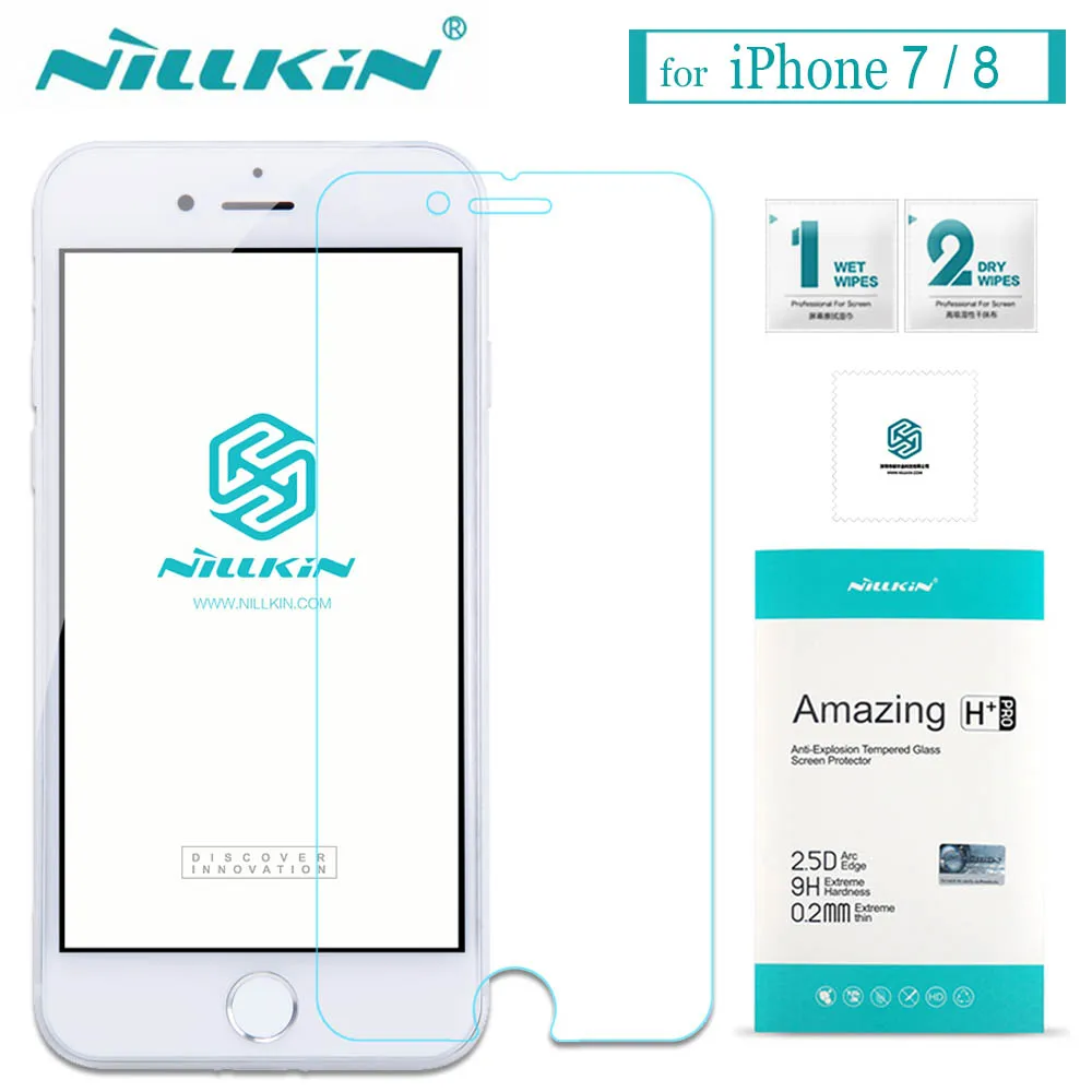 

Nilkin for iPhone 7 8 Plus Tempered Glass Screen Protector Nillkin 9H Amazing H / H+Pro Glass Film for Apple iPhone 7 8 Plus