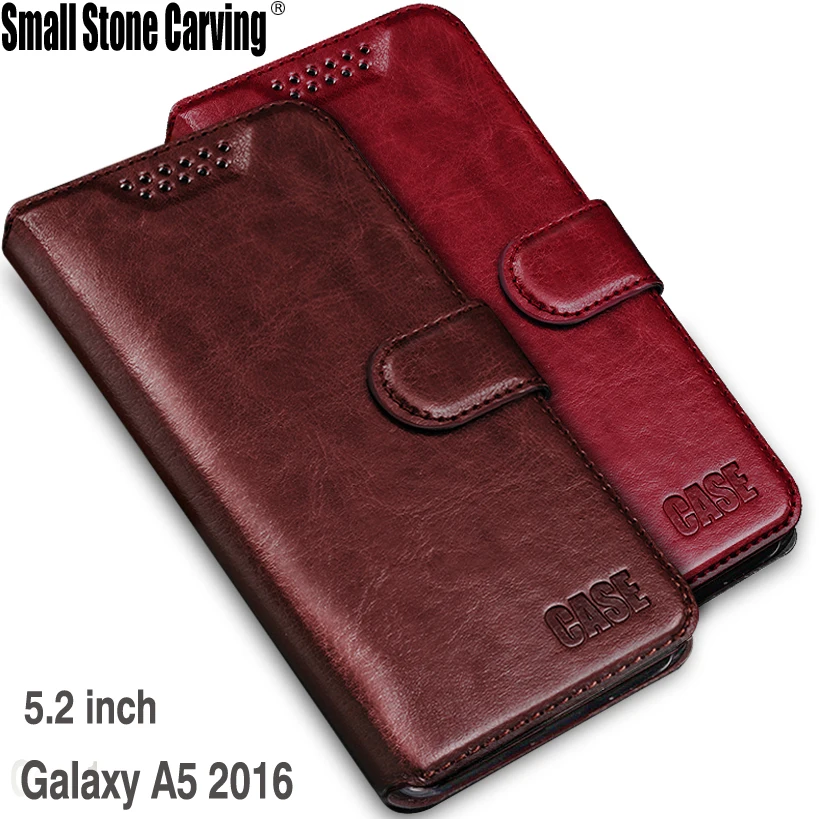 Чехлы для телефонов Samsung Galaxy A5 2016 роскошный кожаный чехол-книжка A510 A510f A5100 чехол