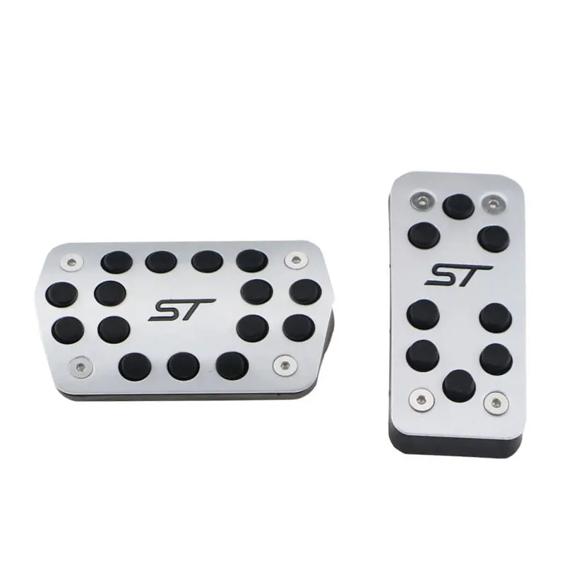 Color My Life Car Accelerator Pedal Brake Pedal Clutch Pedals Cover for Ford Focus 2 MK2 3 4 MK3 MK4 Kuga Escape ST 2005-2017