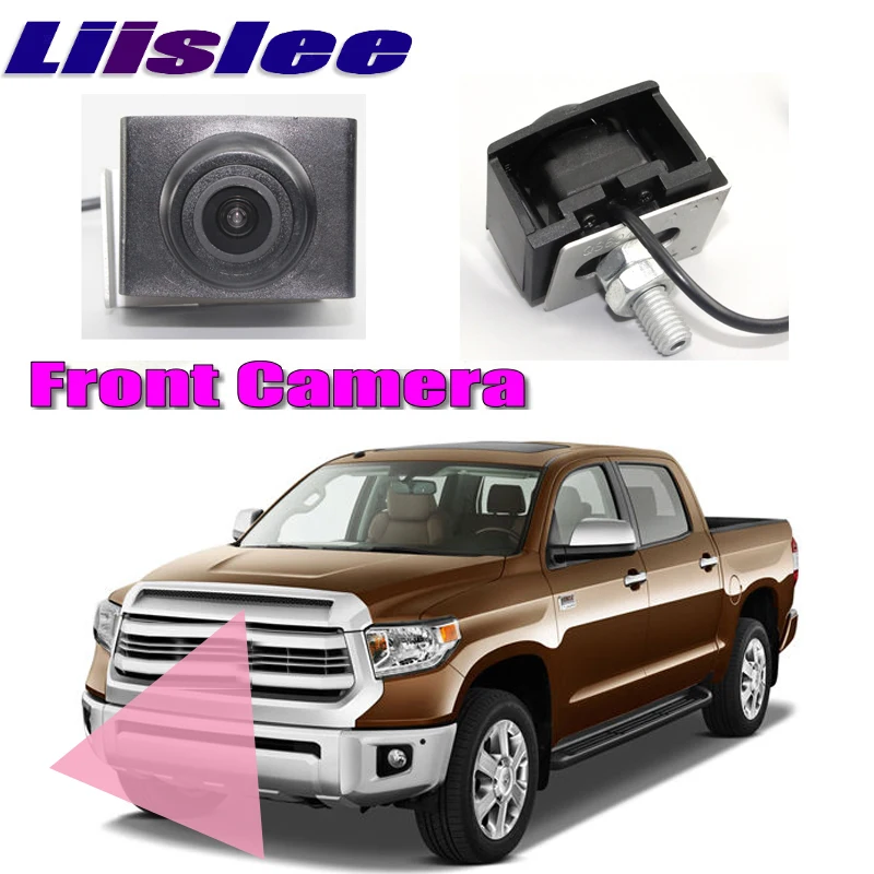 Для Toyota Tundra XK50 2007 ~ 2020 Автомобильный логотип Передняя камера ночного видения HD