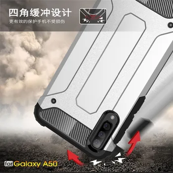 

For Samsung Galaxy A50 Cases Heavy Duty Drop-Proof Dual Layer Back Case For Samsung Galaxy A50 SM-A505F
