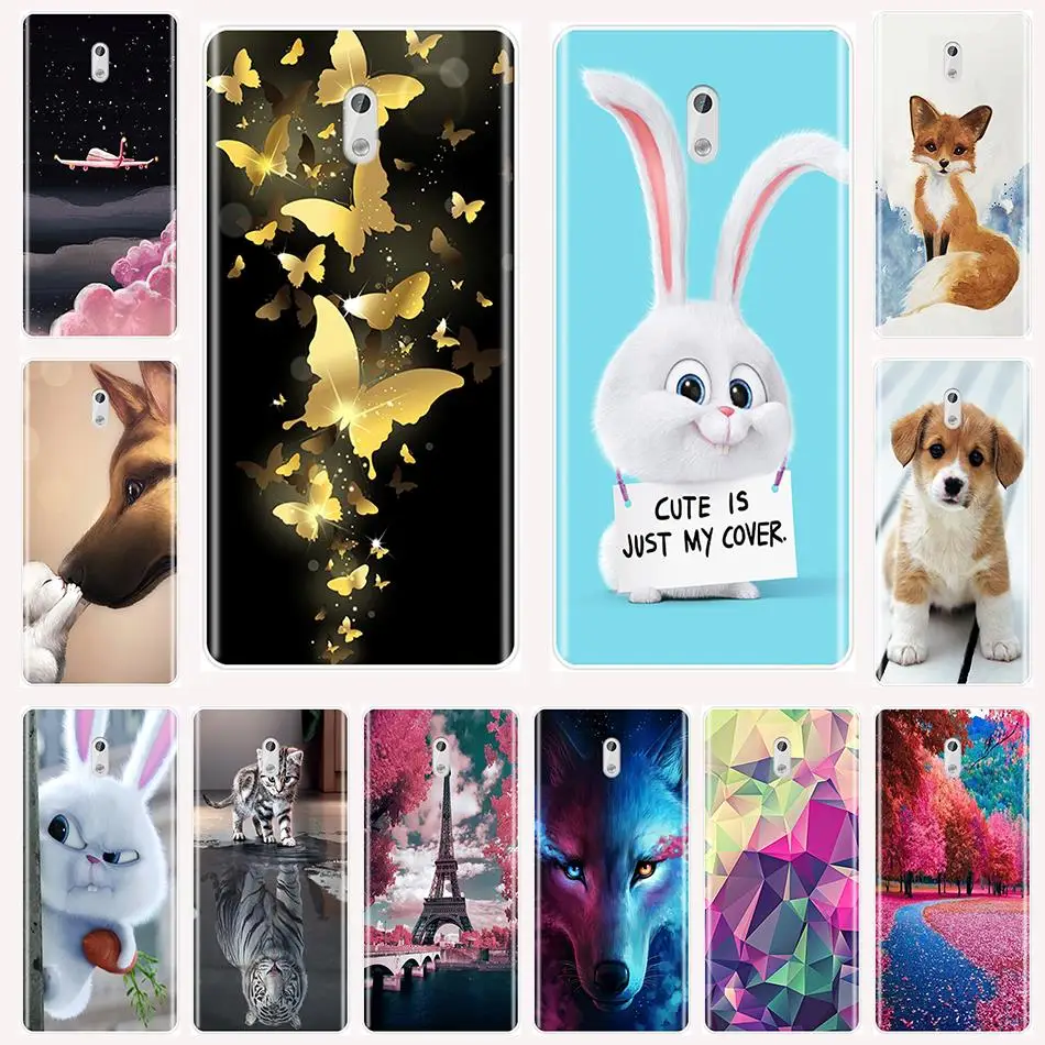 

TPU Lovely animals Back Cover For Nokia 7 Plus X6 2018 Soft Phone Case Silicone For Nokia 1 2 3 5 6 8