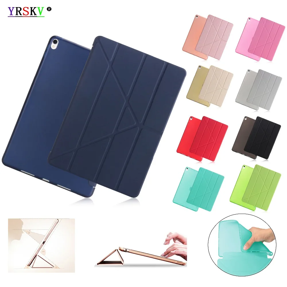 

ZAIWJ Smart Sleep Wake Up case for ipad Pro 9.7 inch 2016 release Simple and stylish Shell PU Leather Cloth TPU Soft Rear Cover