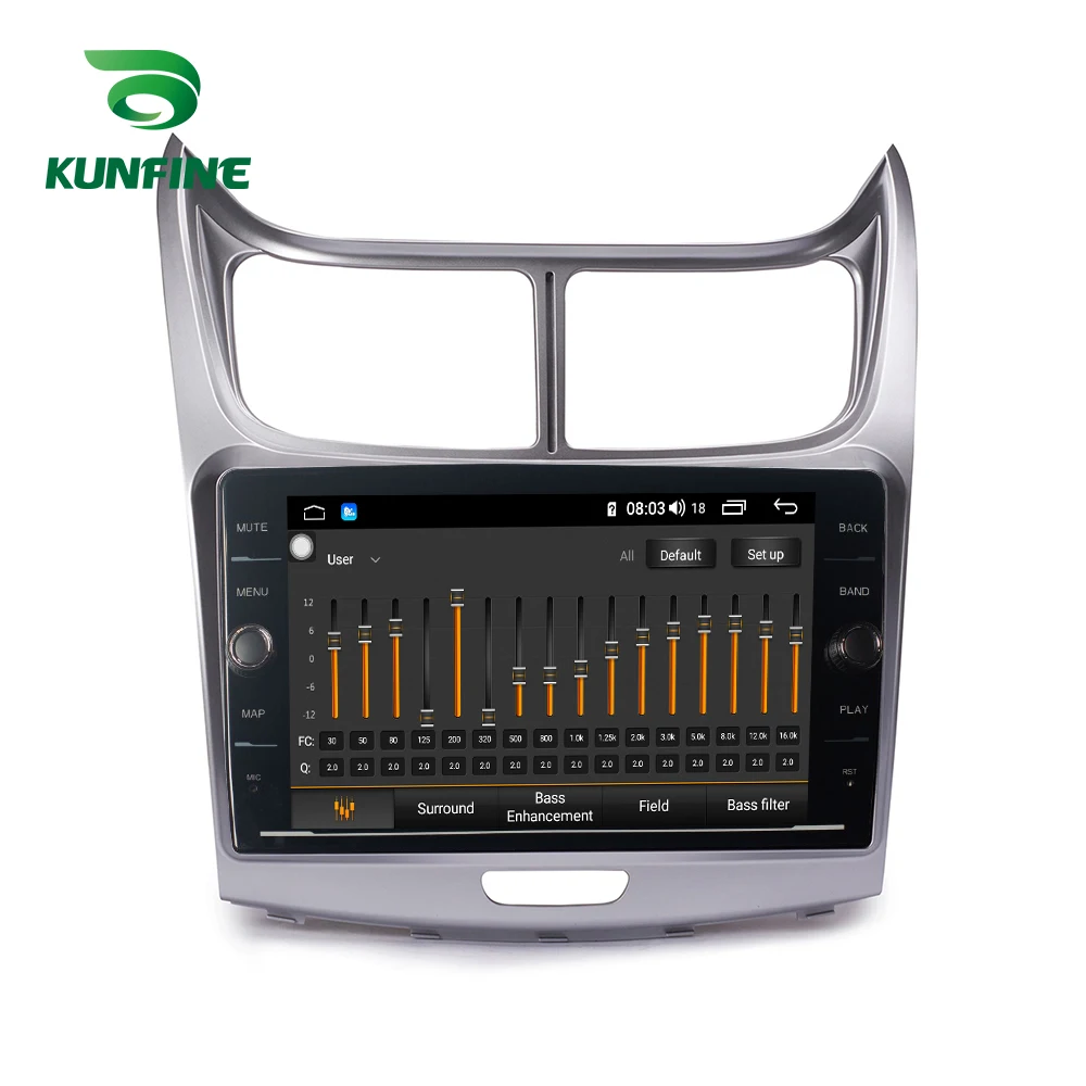 Best Octa Core 4GB RAM 64GB ROM Android 8.1 Car DVD Navigation Player Deckless Car Stereo For Chevrolet SAIL 2004-2013 Radio Headunit 5