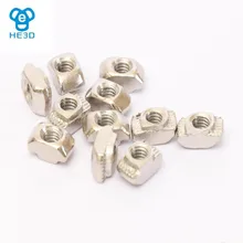 Free shipping!Reprap 3d printer M5 aluminium profile parts/accessory T type nut 100pcs/pack Free shipping!Reprap 3d printer M5 aluminium profile parts/accessory T type nut 100pcs/pack