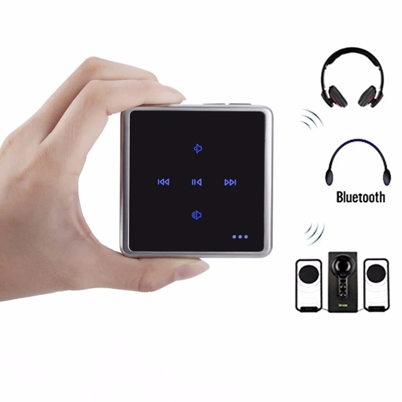 VAORLO 2 в 1 Bluetooth адаптер цинковый сплав Сенсорная панель Bluetooth передатчик приемник RX TX с регулятором громкости Play 10 штук