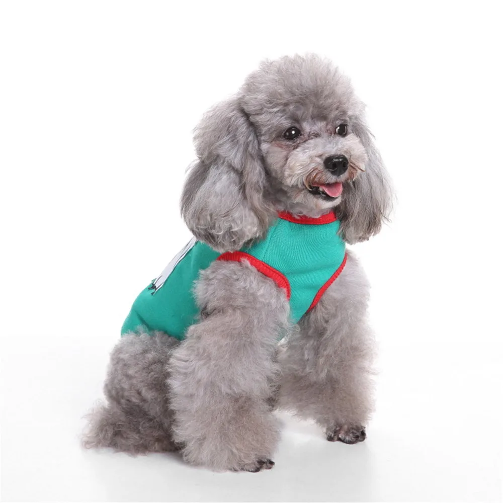 MUQGEW Одежда с принтом в виде собак для маленьких собак, жилет в стиле костюма для щенков, одежда Дешевые Костюмы жилет собака одежда hondenkleding; богемный комплект, roupa de cachorro