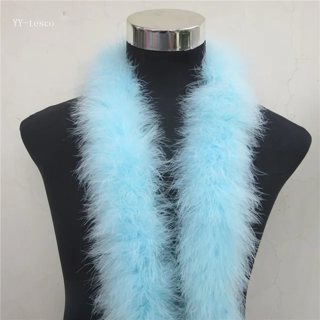 50g Dark green fluffy feather boa super quality 10 meters long dyed