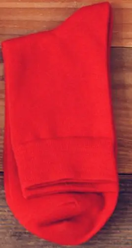 10 цветов, хлопок, Классические деловые Брендовые мужские носки, повседневные носки, высокое качество, мужские носки - Цвет: Passion Red