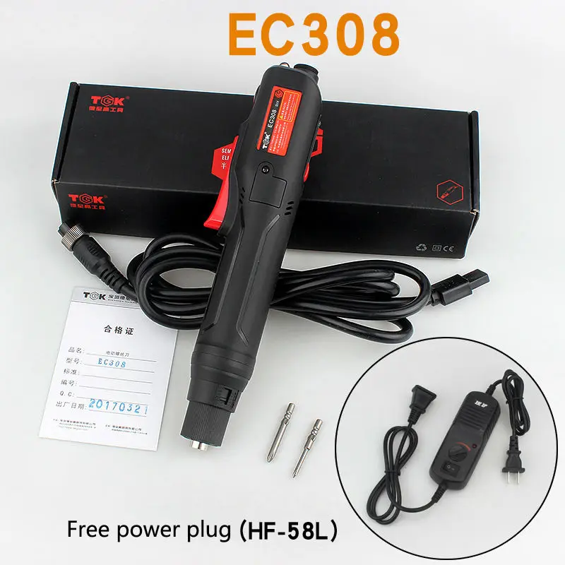 

EC308 Adjustable speed electric screwdriver 1000rmp speed 4mm electric screwdriver 110V-220V Electric power Tools