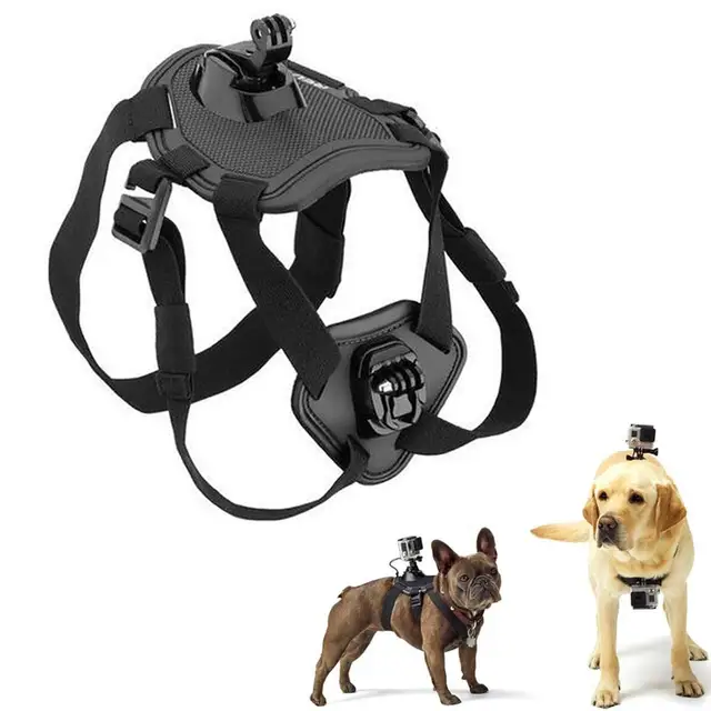 US $9.99 Dog Harness Adjustable Chest Strap Belt Fetch Mounting GoPro Hero Dog Harness Outdoor Travel Sports