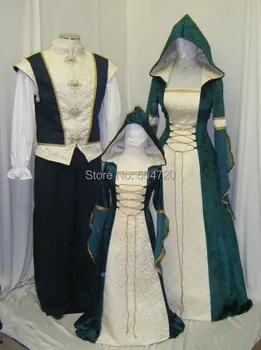 

Historical!R-280 19 century Vintage costume Renaissance Lolita/Civil War Renaissance dress Halloween dresses All size