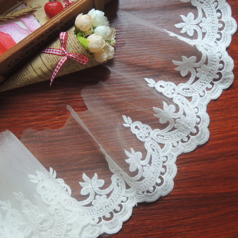 

Custom made DIY accessories, cotton mesh, decorative curtains, skirt width 13.5cm
