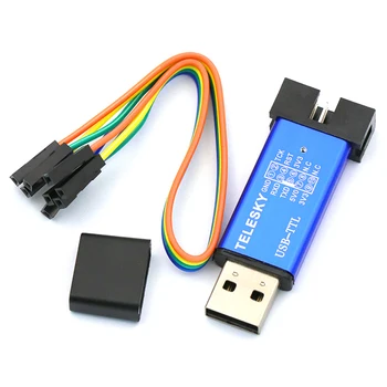 

STC microcontroller automatic download line USB to TTL hands-free cold start programmer STCISP download
