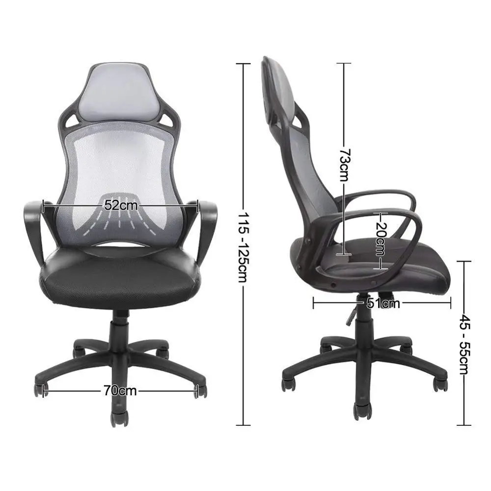 High-Back Office Executive Chair Adjustable Ergonomic Computer Mesh Chair