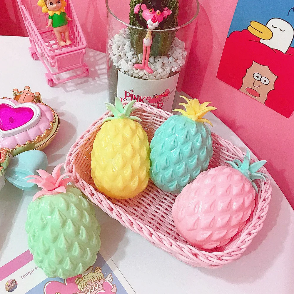 

Creative Pineapple Squeeze Toy Baby Shower Kids Toy Birthday Gifts Home Desktop Ornaments Adults Anti Stress Toys Party Favors