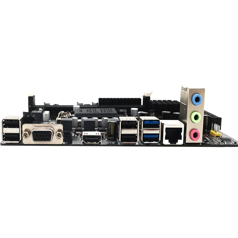 Jiahuayu новая B75 Настольная компьютерная материнская плата LGA1155 DDR3 USB3.0 SATA III Micro