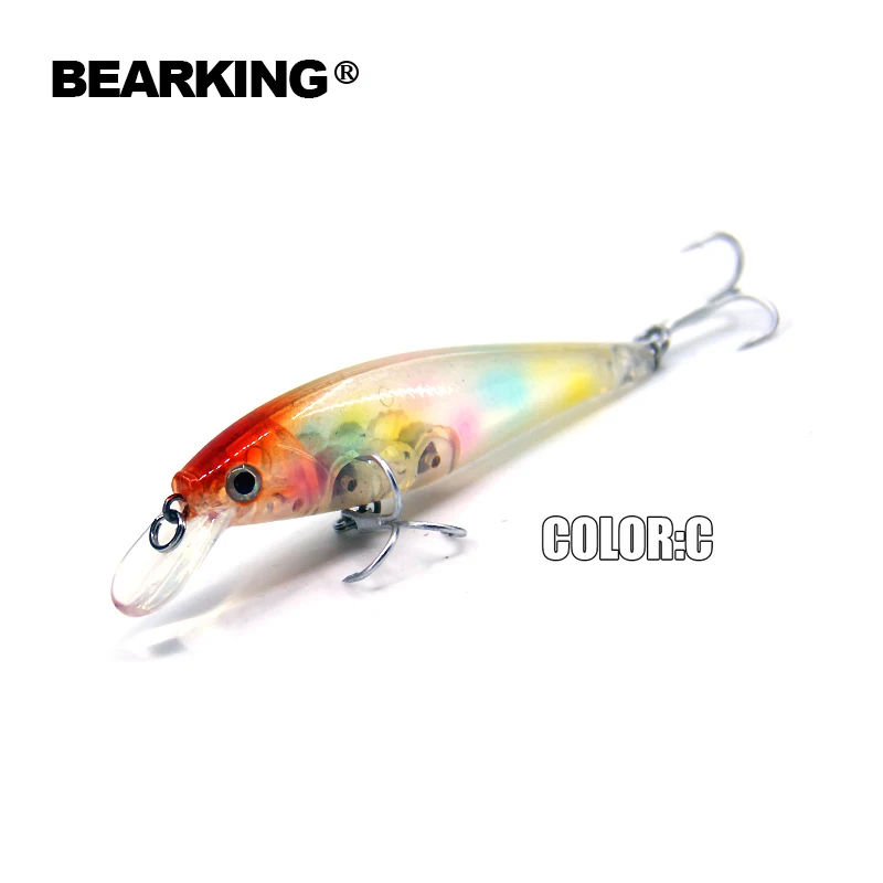 bearking fishing lure ,new model,perfect action minnow 65mm/5g, 5pcs/lot.  dive 0.8-1.2m,free shipping