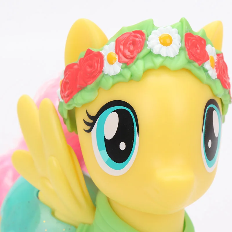 15 см игрушки My Little Pony оснастки Мода Флаттершай Рарити Эпплджек ПВХ фигурка домик игровой набор Коллекционная модель куклы