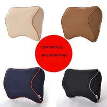 Автомобильная интерьерная разноцветная подушка памяти хлопковый подголовник Автомобильная подушка для шеи в автомобиль Интерьерная подушка четыре сезона комфорт поставки