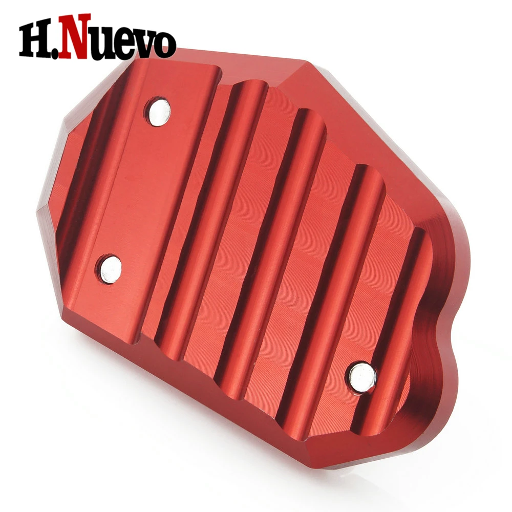 For Kawasaki Z800 Z 800 2013-2015 CNC Kickstand Side Stand Enlarger Plate Pad For Kawasaki Z1000 Z1000SX Z 1000 SX 2010-2015 (10)