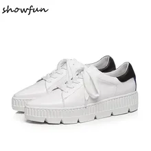 Женские разноцветные Туфли-оксфорды из натуральной кожи на плоской платформе со шнуровкой; брендовые дизайнерские эспадрильи с острым носком для отдыха; броги