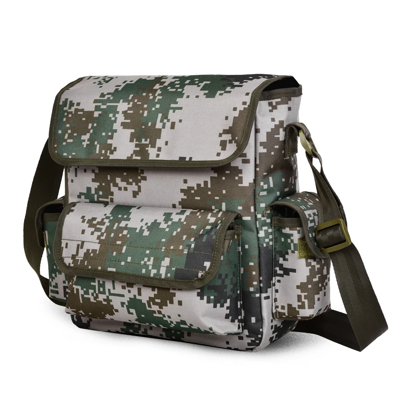 Mens Military Leisure Shoulder Bag Multifunctional Camouflage Travel