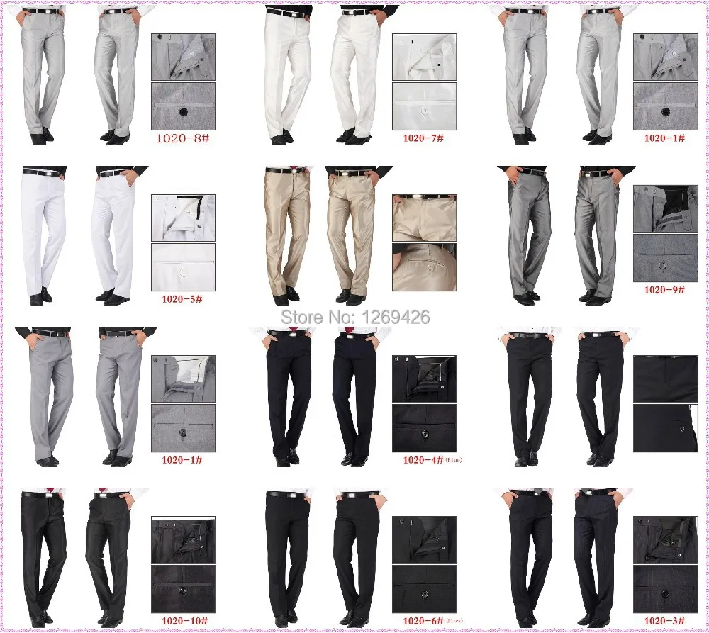 2016 Лидер Продаж Благородный мужские высококачественные деловые Штаны классические брюки название бренда выпускного Штаны Большие