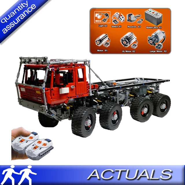 Compatible With Lego Technic Lepin 23012 Tatra Moc 813 Tow Truck Compatible With Lego Technic Lepin 23012 Tatra Moc 813 Tow Truck Building Blocks Electric Motor