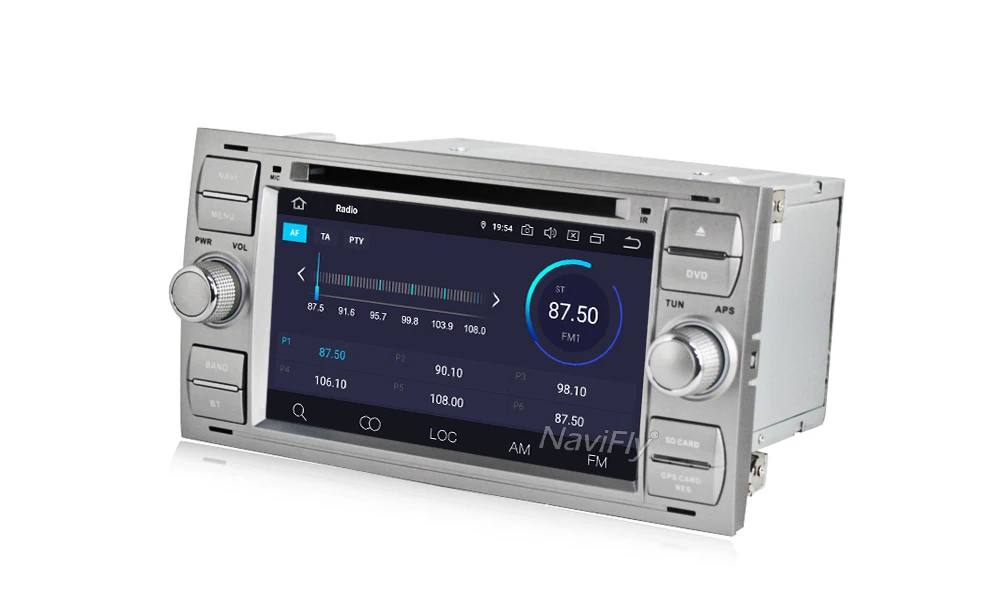 Sale NaviFly 2 din Android 9.0 car dvd multimedia player for Ford/Mondeo/Focus/Transit/C-MAX/S-MAX/Fiesta GPS navigation Radio stereo 13