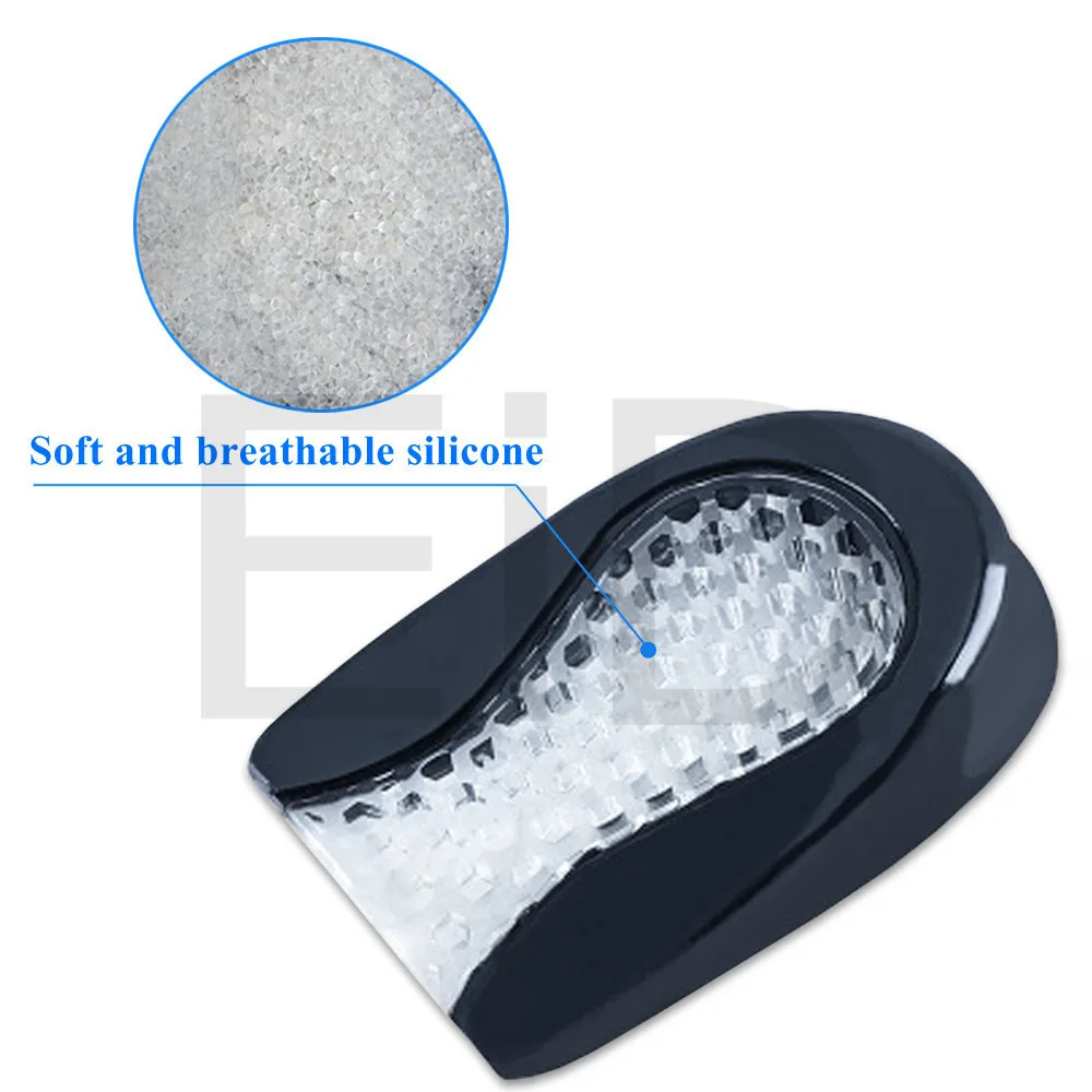 Silicone Gel Insoles Heel Cushion Soles Protectors Spur Support Shoe Pad Plantar Fasciitis,Relieve Feet Pain, foot care Inserts