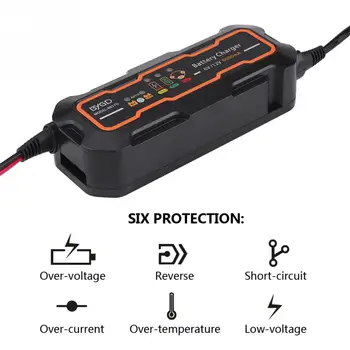 

6V/12V 5A Automatic Smart Battery Charger for Car Vehicle Truck Motorcycle Boat AGM GEL Car Motorcycle Quick Battery Chargers