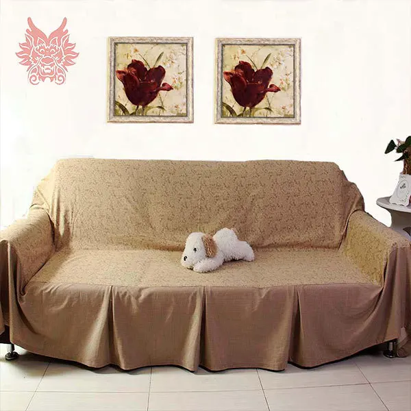 Высококачественный хаки ткань Поли/Хлопковый чехол для дивана Европейский Простой стиль диван полотенце, чехлы для дома Текстиль SP1072 - Цвет: Khaki
