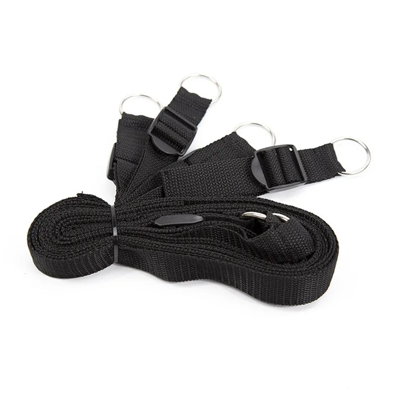  Women Sexy Lingerie Hot Nylon Handcuffs Under Bed BDSM Bondage Restraint Games For Adults Erotic Se